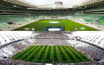 Allianz Parque e Arena Corinthians. O primeiro tem nome vendido. O segundo, ainda não