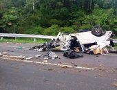 Maconha ficou espalhada por mais de 200 metros de pista