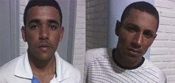 José Leonardo de Souza Martins, 20 anos e Anderson José da Silva, 20, presos pela Oplit