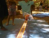 Yoga e Slackline agitam o sábado no Parque Municipal