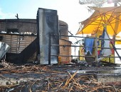 Incêndio destroi barraca na Orla de Jatiúca