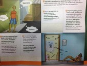 Panfleto explica como moradores de favelas podem ter comportamento mais seguro