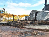 Incêndio destroi barraca na Orla de Jatiúca