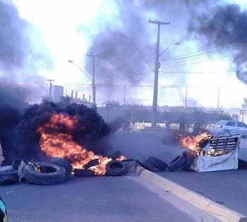 Protesto de moradores do Parque das Árvores