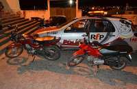 Moto recuperadas pela polícia