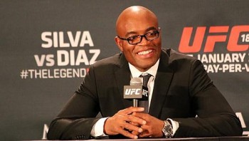 Anderson Silva na coletiva de imprensa pós-UFC 183