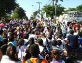 Protesto de estudantes volta a bloquear Fernandes Lima