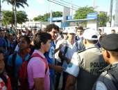 Protesto de estudantes volta a bloquear Fernandes Lima