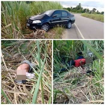 Vítimas foram colhidas entre a cidade de Cajueiro e Capela por um carro de passeio.