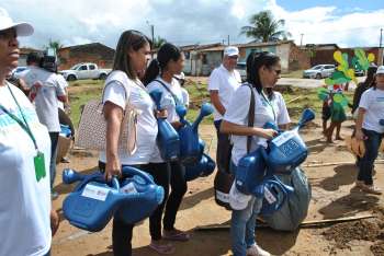 Ao todo serão 7 mil mudas plantadas ao redor de todo o complexo