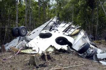 Os destroços do avião foram encontrados em uma área densa de floresta na Serra do Cachimbo 