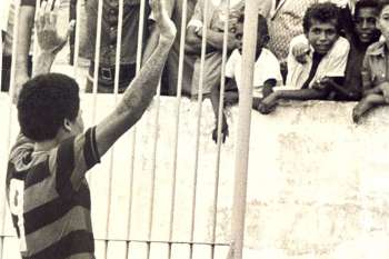 Avassalador com a camisa rubro-negra na década de 1970, Dadá Maravilha conquistou a idolatria da torcida (Foto: Reprodução)