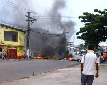 Protesto na Gustavo Paiva