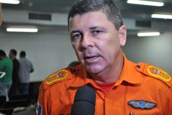 Coronel Adriano, comandante do Corpo de Bombeiros Militar de Alagoas