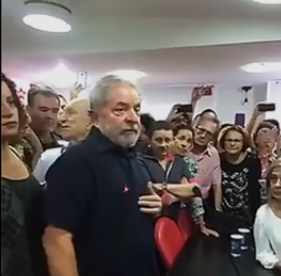 Lula fala pela primeira vez 