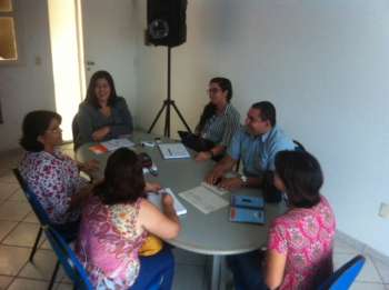 Reunião de alinhamento na Semptur com os parceiros do projeto Turismo do Saber. 