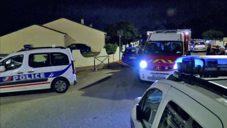 Local onde ocorreu o assassinato do policial francês nesta segunda-feira 