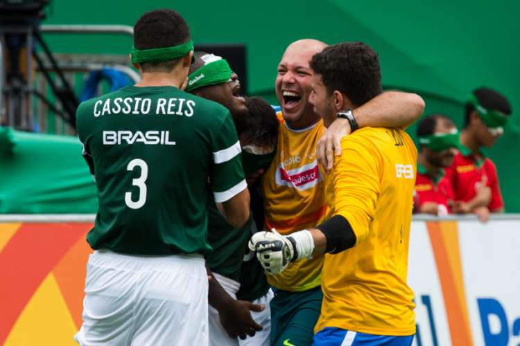 rasil vence Marrocos no futebol de cinco por 3 a 1 na Paralímpiada Rio 2016.