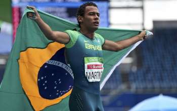 Daniel Martins levou a medalha de ouro no atletismo 