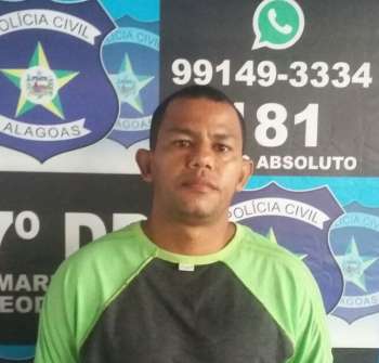 Wilson Gabriel da Silva, de 36 anos foi preso em Boca da Mata