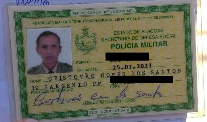 Sargento foi morto em outubro desse ano