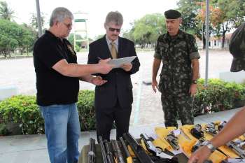 Corregedor acompanhou entrega de armas ao 59º Batalhão de Infantaria Motorizado Ascom CGJ/AL 