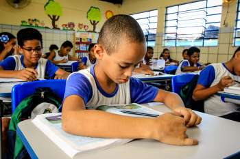 Alunos da Escola Municipal Lindolfo Collor vão participar da Olimpíada de Matemática em São Paulo.  Foto: Pei Fon/ Secom Maceió