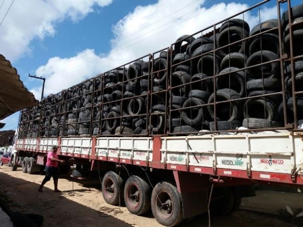 Todo material recolhido será encaminhando à empresa Reciclanip, que, por sua vez, vai destinar pneus de maneira adequada, evitando prejuízos ao meio ambiente