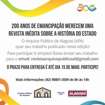 Revista 200 anos de emancipação de Alagoas