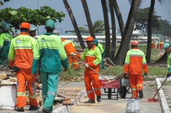 Agentes de limpeza da Slum