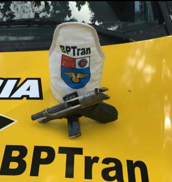 BPTran apreende arma de fogo