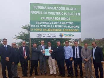 Ministério Público recebe doação de terreno para a construção da Promotoria de Justiça de Palmeira dos Índios