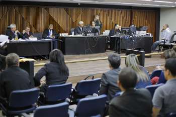 Sessão está sendo realizada no salão do 2º Tribunal do Júri, no Fórum de Maceió. Foto: Itawi Albuquerque/TJ 