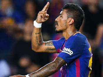 Paulinho, pelo Barcelona contra Eibar