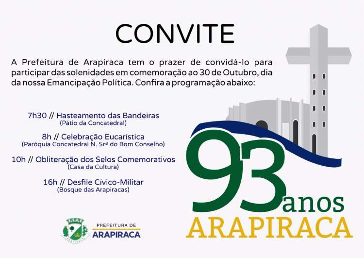 Convite Arapiraca