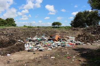 Lixão desativado na Barra de São Miguel