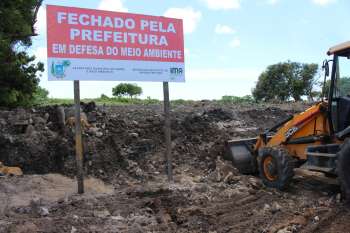 Lixão desativado na Barra de São Miguel