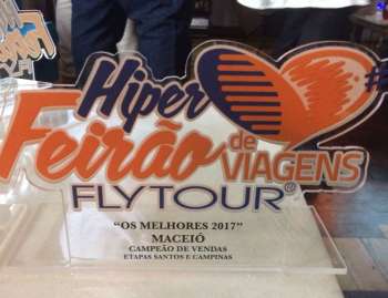 O prêmio de destino campeão de vendas do Hiper Feirão Flytour.