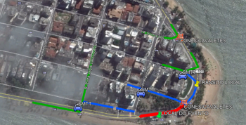 Trechos da Ponta Verde estarão interditados neste sábado (02) e domingo (03), a partir de 15h e 16h, respectivamente.