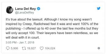 Lana Del Rey - Twitter