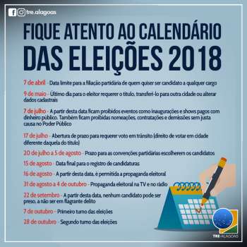 Calendário eleitoral