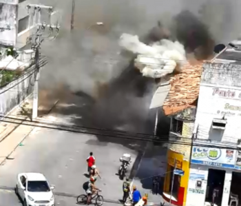 Princípio de incêndio na Pajuçara