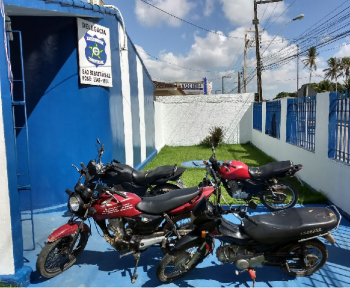 Motocicletas recuperadas em São Sebastião