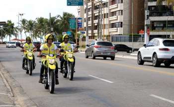 Ronda no Bairro faz exercício e patrulhamento na orla de Maceió 