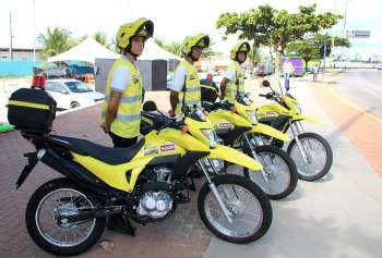 Ronda no Bairro faz exercício e patrulhamento na orla de Maceió 