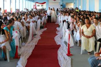 Casamento coletivo da Justiça Itinerante