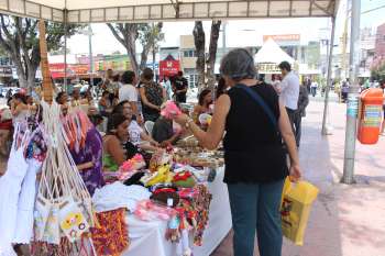 Feira Itinerante ocorre de 09 a 12 de maio, na Praça Deodoro. Foto: Ascom Semtabes 