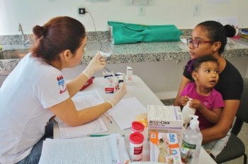 Postos de saúde da cidade se dedicaram a atender crianças até 7 anos com consultas nutricionais, atualização do cartão de vacina, realização de exames laboratoriais e verificação da altura e peso