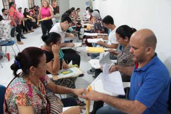 Filas no primeiro dia de inscrição