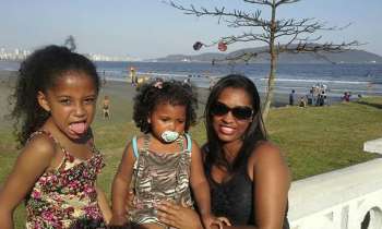 Thamiris e suas duas filhas foram assassinadas em São Vicente, no litoral de SP